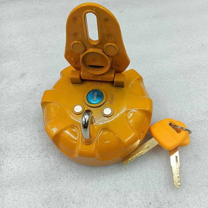 DURAFORCE Fuel Cap w/2 Keys for Komatsu PC60-8 PC100-3 PC110-7 PC120-5 PC120-6 PC130-7