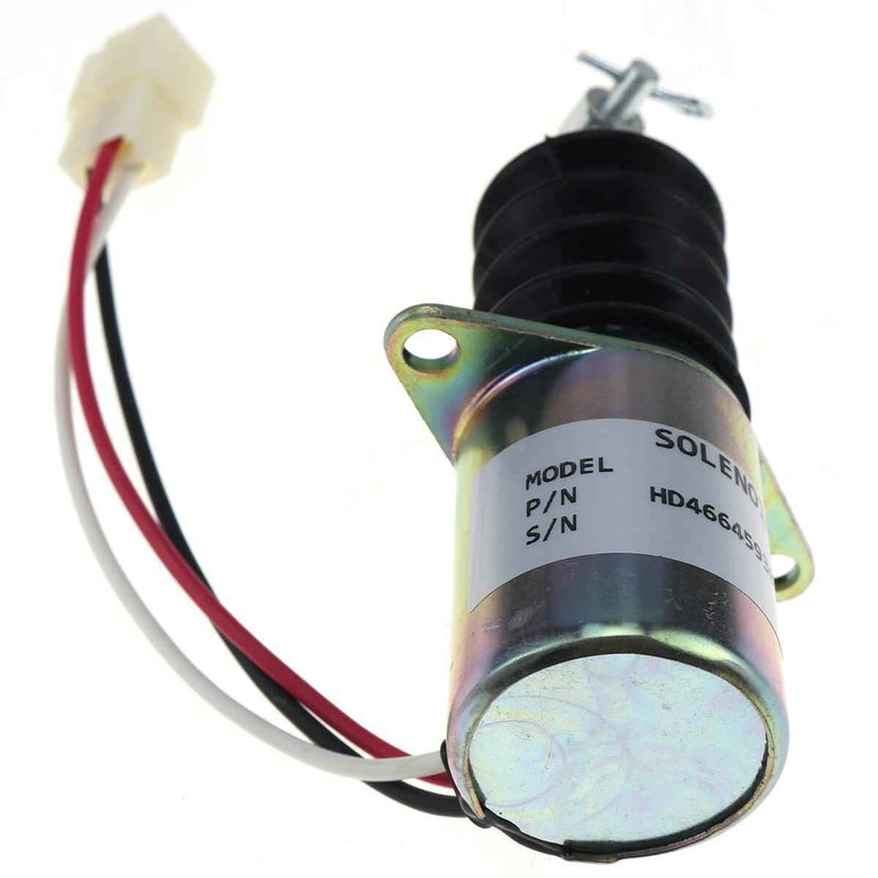 DURAFORCE 12V Fuel Shutoff Solenoid 119629-66801 11962966801 For Yanmar Engine 3TNE88