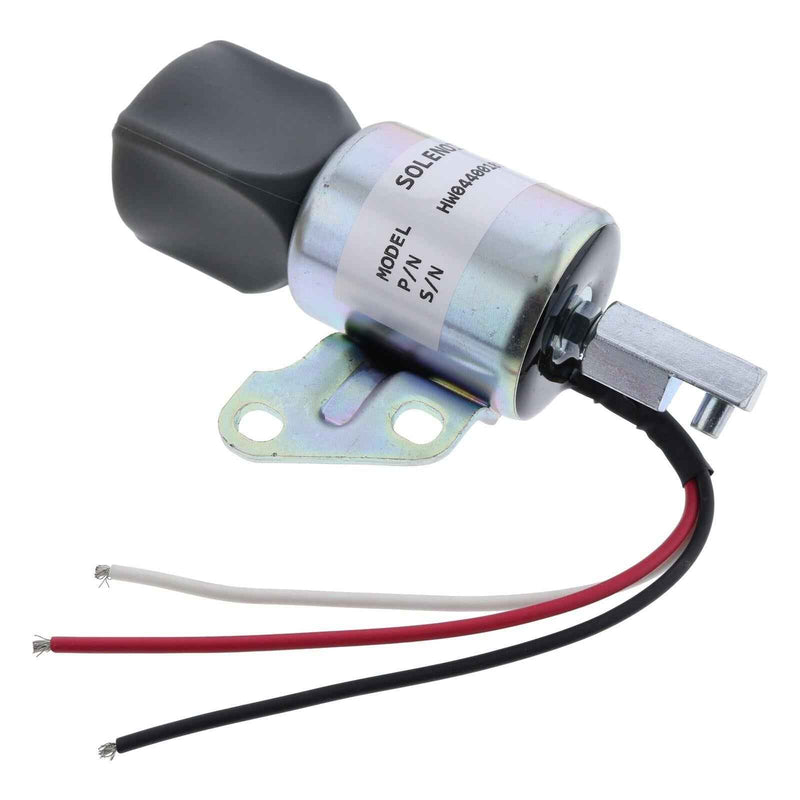 DURAFORCE 12V Fuel Shutoff Solenoid SA-4899-12 1756ES-12SUL5B1S5 For Kubota D722 Z482 D902