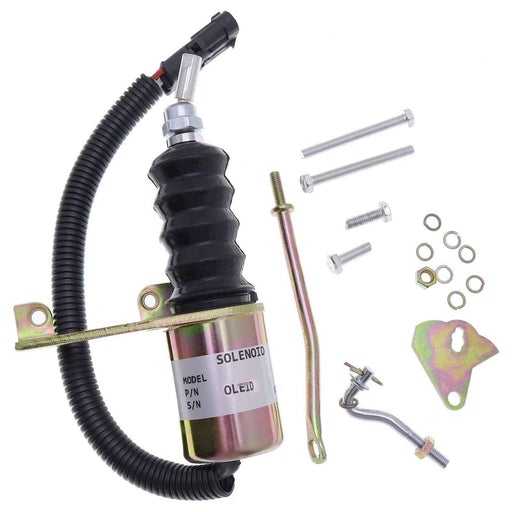 DURAFORCE 12V Stop Solenoid 3974947 SA-3742-12 for Cummins Engine 6BT 6CT RSV