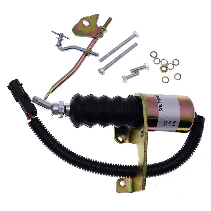 DURAFORCE 12V Stop Solenoid 3974947 SA-3742-12 for Cummins Engine 6BT 6CT RSV