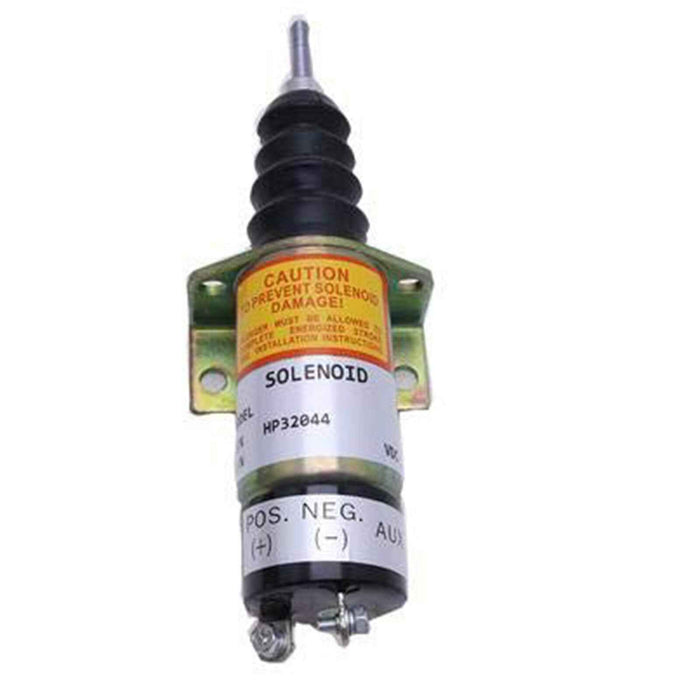 DURAFORCE 12V 2 Terminals Fuel Shutdown Solenoid Valve 1502-12C2U1B2 For Woodward 103007AA