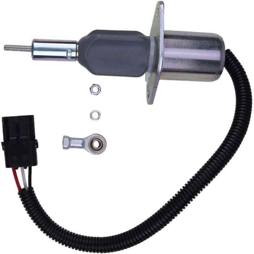 DURAFORCE 12V Shut Down Solenoid 3923680 for Cummins Engine 6C8.3 6CT 6CT8.3 6CTA ISC 5.9L