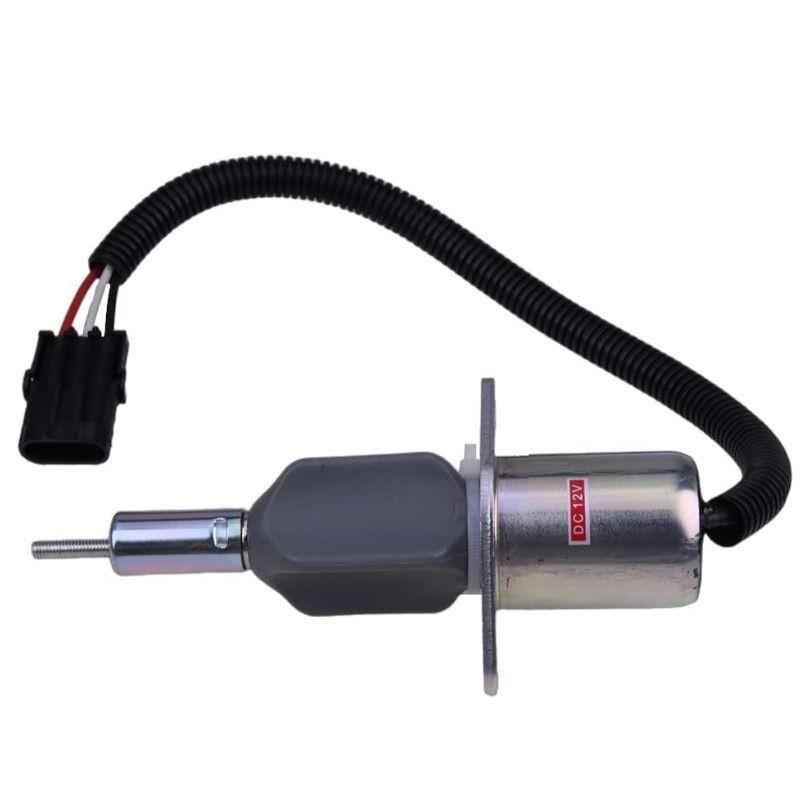 DURAFORCE 12V Shut Down Solenoid 3923680 for Cummins Engine 6C8.3 6CT 6CT8.3 6CTA ISC 5.9L