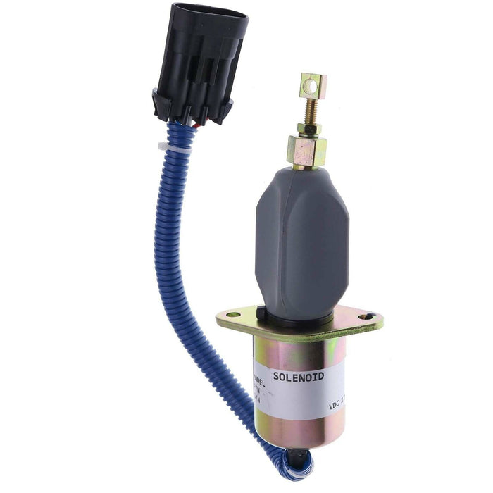 DURAFORCE 12V Fuel Shut Off Solenoid Valve 3931570 SA-4981-12 for Dodge 5.9L Cummins 94-98