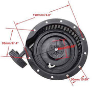 DURAFORCE For Yamaha Engine MZ360 EF6600 Motor Generator Alloy Pull Start Starter Pully