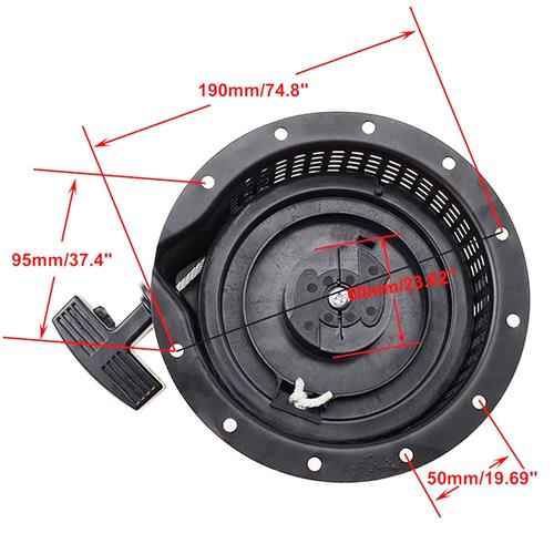DURAFORCE For Yamaha Engine MZ360 EF6600 Motor Generator Alloy Pull Start Starter Pully