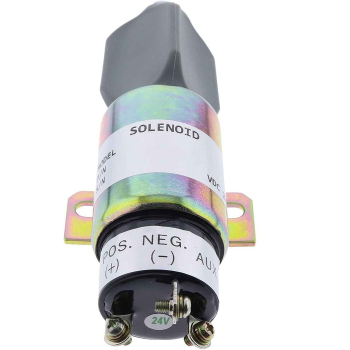 DURAFORCE Fuel Shutoff Stop Solenoid 1751-24E7U1B1S5A SA-3766-T for Cummins Engine 24V