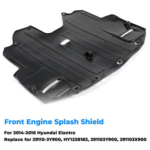 Front Engine Splash Shield Radiator Cover for Hyundai Elantra 2014 2015 2016