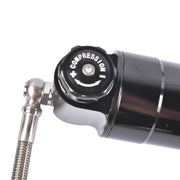 DURAFORCE Remote Reservoir Rear Shocks Set for Harley Electra Road Street Glide 2014-2024