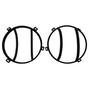 DURAFORCE For 2007-2018 Jeep Wrangler JK Black Headlight Headlamp Guard Round Cover Kit