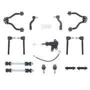 DURAFORCE 15x Front Upper Control Arms Ball Joint Sway Bar For Chevy GMC K1500 Tahoe Yukon