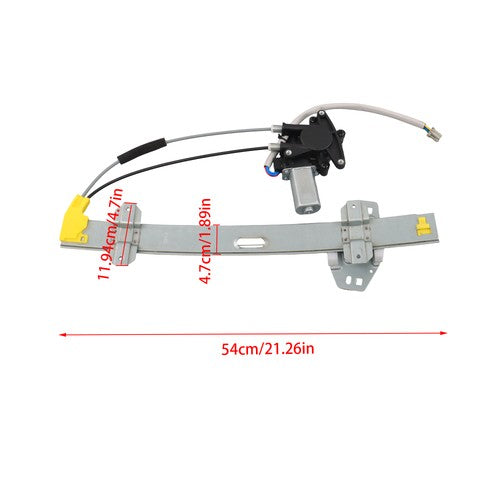 DURAFORCE Power Window Regulator For Honda Accord 1994-1997 Sedan Front w/Motor 2Pcs