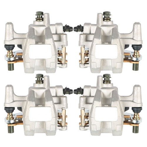 DURAFORCE Front & Rear Brake Calipers w/Pads For Yamaha YFM700F/P Grizzly 700 07-20 NEW