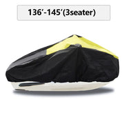 DURAFORCE New Trailerable 600D Jet Ski Cover Waterproof Marine Grade Heavy Duty Yellow US