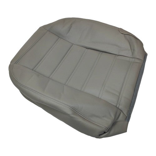 Front Driver Side Bottom Leather Seat Cover Gray for Hummer H2 2003 2007
