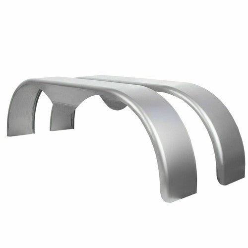Tandem Teardrop Alloy Steel Fenders 66L x 18H x 9W for Enclosed Trailers