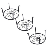 DURAFORCE 3PCS Plant Stand for Flower Pot Potted Holder Indoor Outdoor Metal 9in