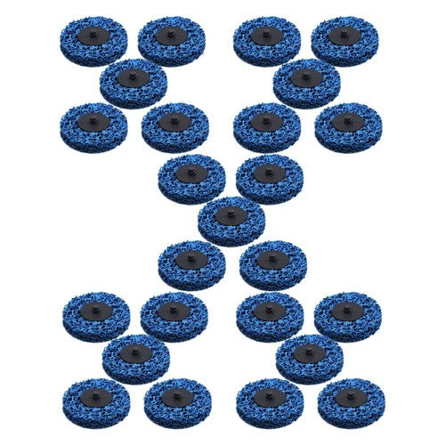 DURAFORCE 3 Inch Quick ChangeEasy Strip & Clean Discs For Paint Rust 25 Pack