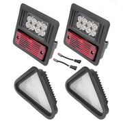 DURAFORCE 4x LED Headlight Tail Exterior Light Kit For Bobcat Skid Steer Loader Plastic