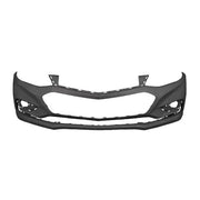 DURAFORCE Front Bumper Cover Fit For 2016-2018 Chevy Cruze w/o Park Assist Black
