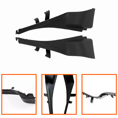 DURAFORCE For 2015-2024 2017 Nissan Murano Windshield Wiper Cowl Extension Trim Pair Black