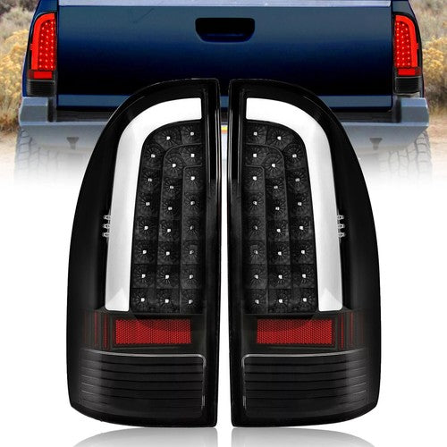 DURAFORCE LED Tube Bar for 05-15 Toyota Tacoma Tail Light Brake Parking Lamps Black