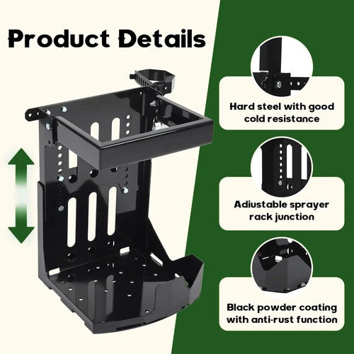DURAFORCE Trailer Back Pack Sprayer Blower Rack For Open & Enclosed Lawn Landscape Trucks
