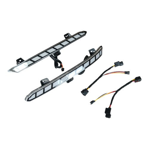 Clear Lens Dynamic Rear Bumper LED Reflector 2PCS for Honda Accord 2018 2022
