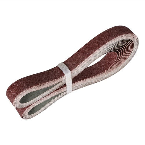 DURAFORCE 60 80 120 150 240 400 Grit Belt Sander 12 Pack 1" x 42" Sanding Belts