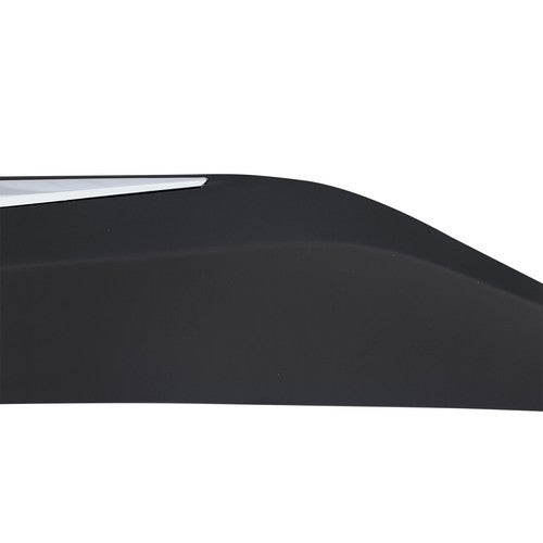 DURAFORCE Black & Chrome Rear Left Lower Door Molding Trim For 2015-2022 Nissan Murano