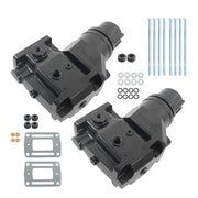 DURAFORCE For Volvo Penta OMC Set of 2 4'' manifold Exhaust Riser Elbow 4.3 5.0 5.7 5.8 L