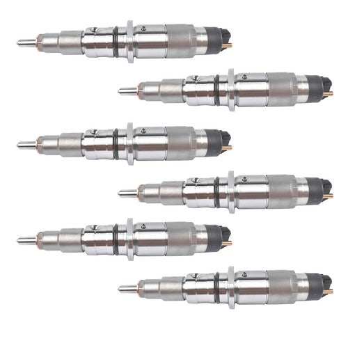 DURAFORCE 6PCS Fuel Injectors For Komatsu PC200-8 Cummins QSB6.7 QSB5.9 0445120231 5263262