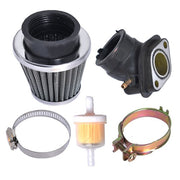 DURAFORCE For Roketa Gokart 150cc GY6 24mm Carburetor W/ Air Filter Intake Fuel Kit US