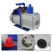 DURAFORCE For R12 R22 System 110V 9.6 CFM 1 HP Dual-Stage Rotary Vane HVAC Air Vacuum Pump