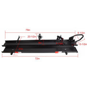 DURAFORCE Motorcycle Carrier Hitch Mount Dirt Bike Rack 2inch Trailer Scooter Hauler Ramp