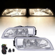 DURAFORCE Front Bumper Driving Fog Light Lamp w/Wiring for Honda Accord 2003-2007 4DR