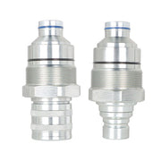 DURAFORCE Male Female Flat Face Coupler Kit For Bobcat Loader Excavator 7246790 6667807