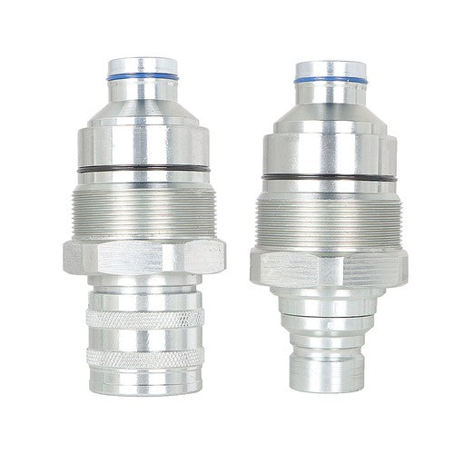DURAFORCE Male Female Flat Face Coupler Kit For Bobcat Loader Excavator 7246790 6667807