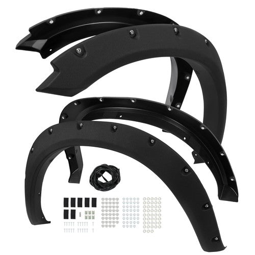 4 Pcs Fender Flares Pocket Rivet Bolt Style Fit For Dodge Ram 1500 Classic 09 23