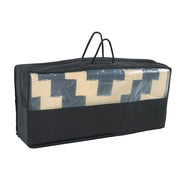 DURAFORCE 9x12ft Outdoor Plastic Straw Rug For Camping Outdoor Carpet RV Mat Black & Beige