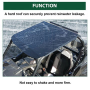 DURAFORCE Aluminum UTV Roof Hard Top For 2014-2023 Polaris RZR 900 1000 Turbo 2 seat Black