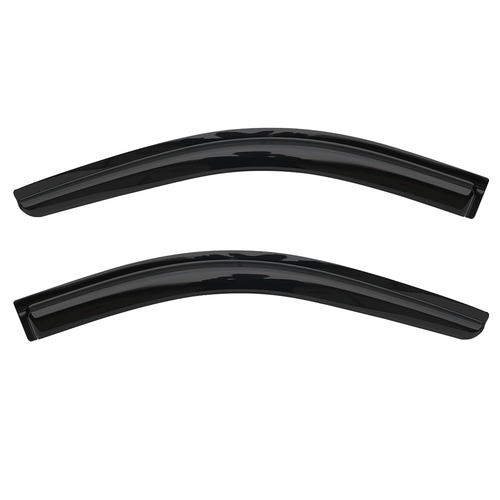 DURAFORCE Window Vent Visor Sun Rain Guard Gloss Black 4PCS for 2008-2012 for Honda Accord
