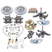 DURAFORCE For Chevy C10 Suburban Base Truck Front Disc Brake Conversion Kit 6 Lug Wheels