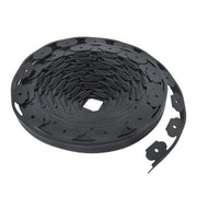 DURAFORCE Garden Edging Landscape Edging with 64 8in Spikes for Lawn 1.5 Inch 100FT Black
