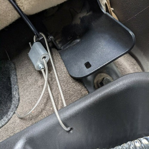 Underseat Storage Box Black For 09-14 Ford F150 Super Crew Cab Without Subwoofer