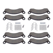 DURAFORCE 8 BRAKE PAD KIT 10K-12K AXLE FOR K71-180-00 DEXTER CALIPER 2WHEELS Semi-Metallic
