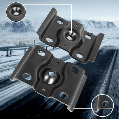 DURAFORCE 2PC For 99-10 Ford F-250 350 Superduty Excursion E-250 350 Rear U Bolt Top Plate