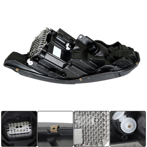 DURAFORCE For Jeep Cheroke 2019-2022 Headlight Right/Passenger Side Single Clear Lens LED
