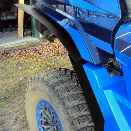 Full Set of 6 Fender Flares Mud Guards for 21-24 Yamaha Wolverine RMAX2 1000